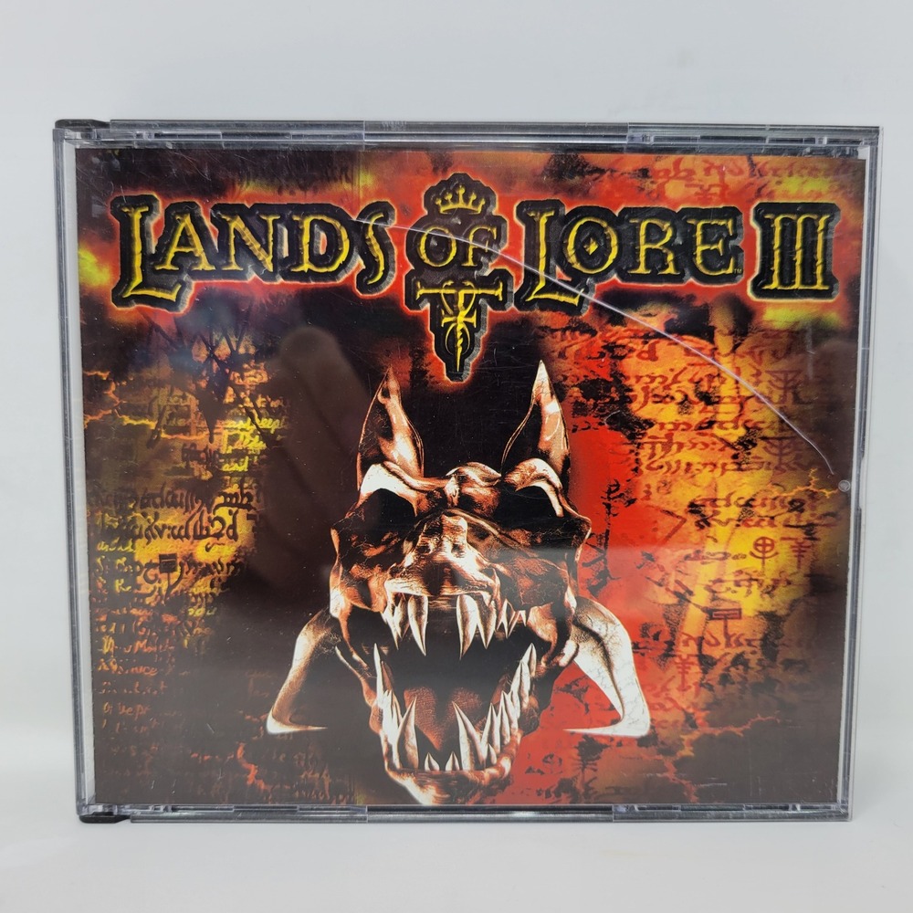 Lands of‎ Lore III 3 PC CD-ROM 1999 Westwood Studios 4-Disc Set RPG Vintage Game